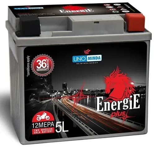 Uno Minda 12MEP-5L Energie Plus Battery for 2 Wheeler